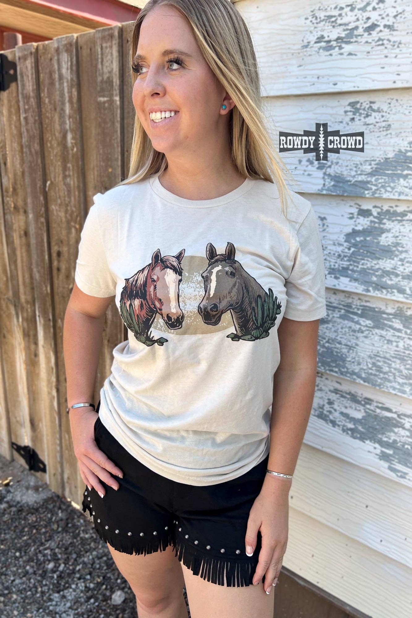 Horsin' Around Tee: XL