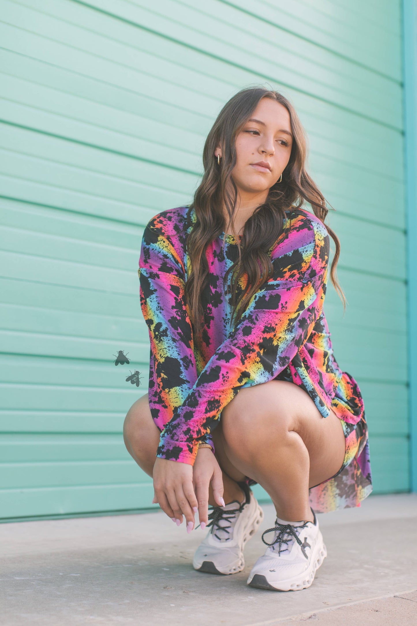 LYNETTE FRANK L/S CROP: L