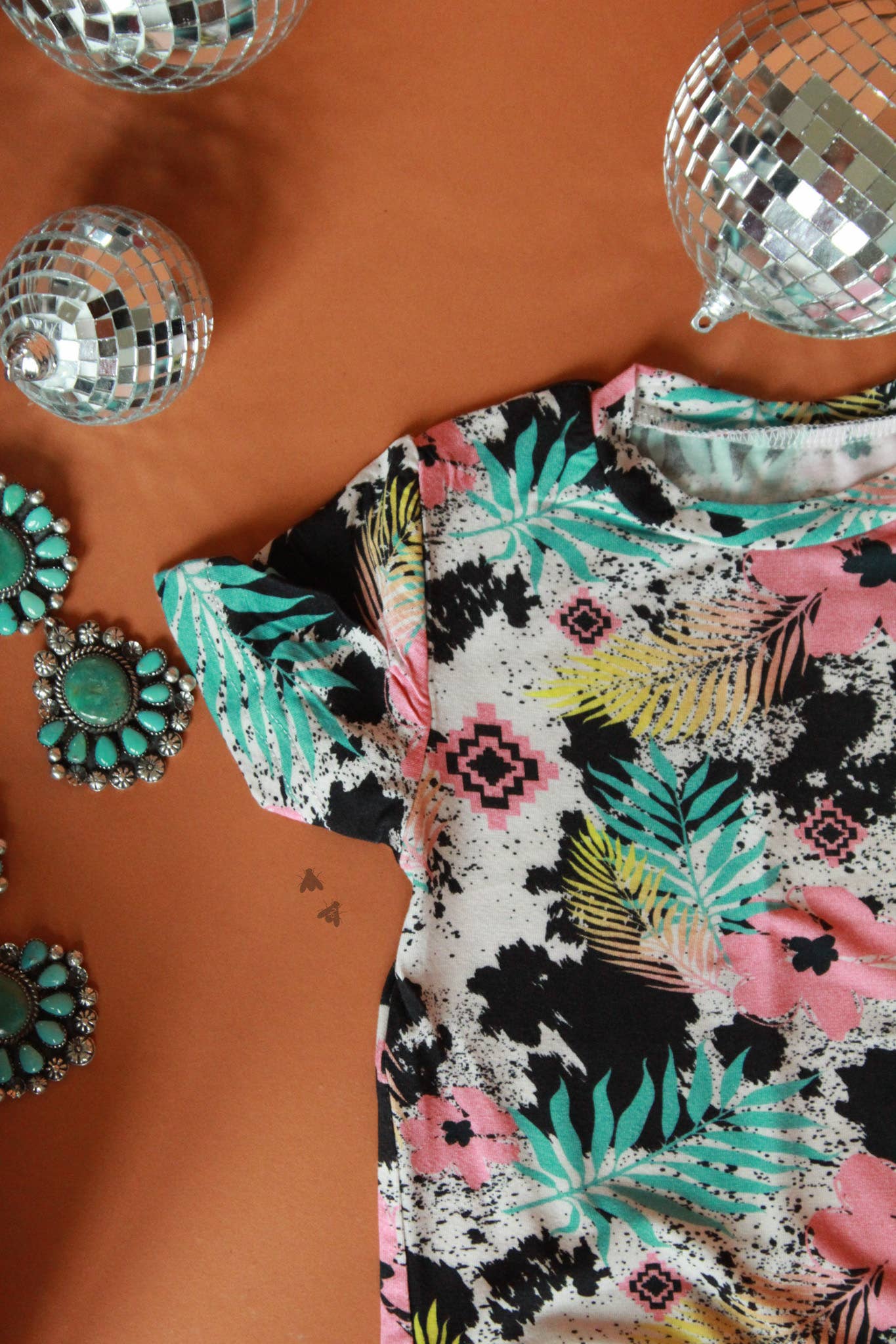 COWTOWN COZUMEL ONESIE: 3-6MO