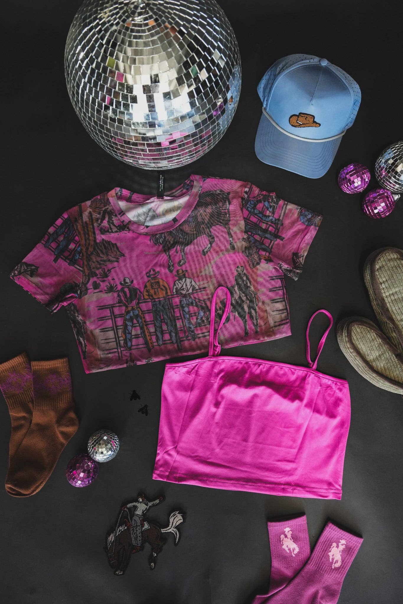 COWTOWN COUTURE MESH [RESTOCK]: M