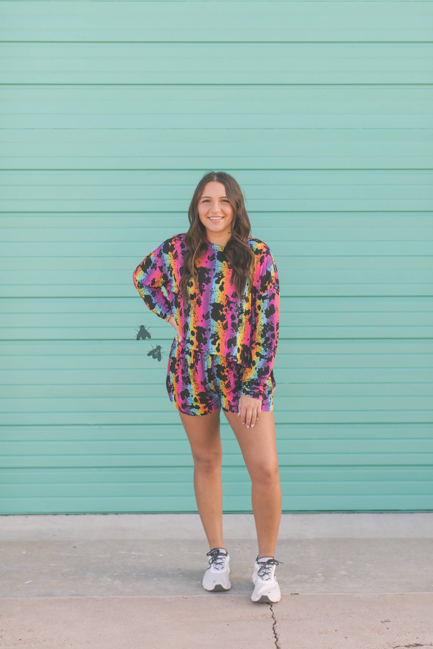 LYNETTE FRANK L/S CROP: XS
