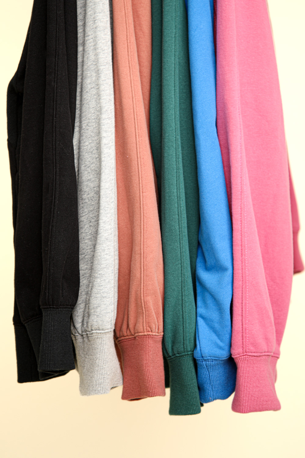 NT11849-Oversized Sweatshirt Henley Knit Top: MAUVE / S-M-L/2-2-2