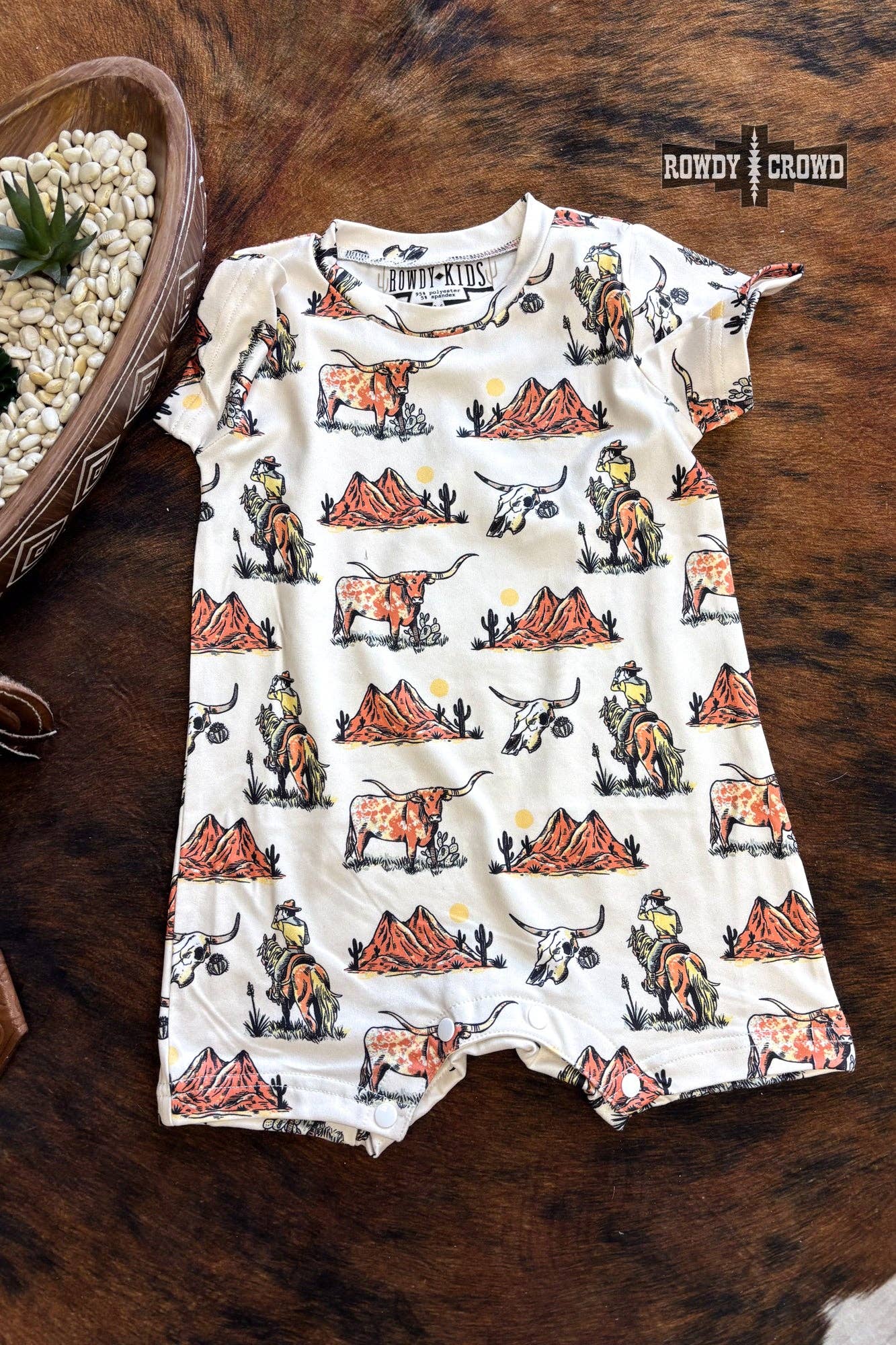West Texas Short Onesie: 12-18 months