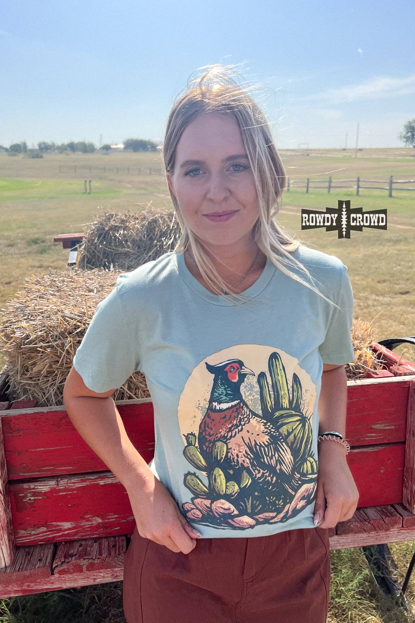 Pheasant Run Tee: Medium