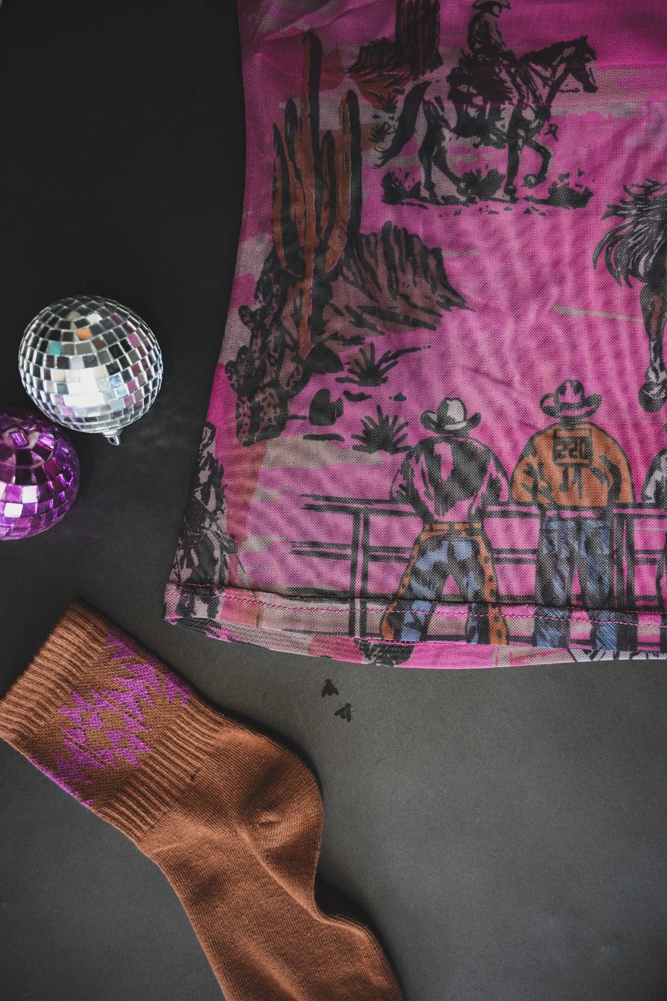 COWTOWN COUTURE MESH [RESTOCK]: S