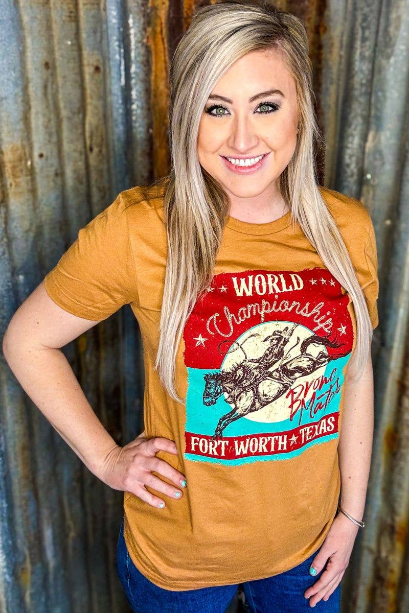 Bronc Match Tee: M