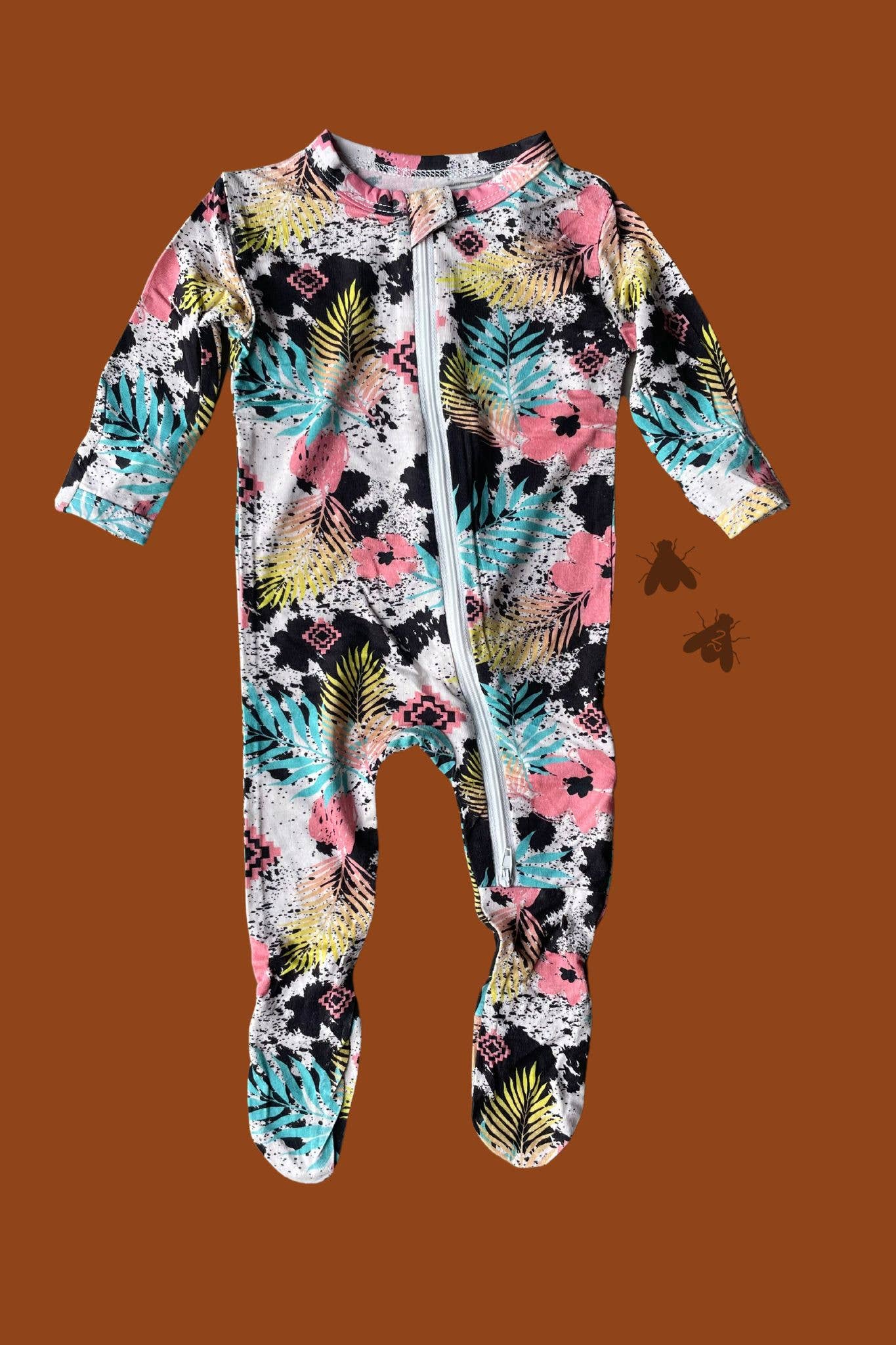 COWTOWN COZUMEL FOOTIE: 3-6MO