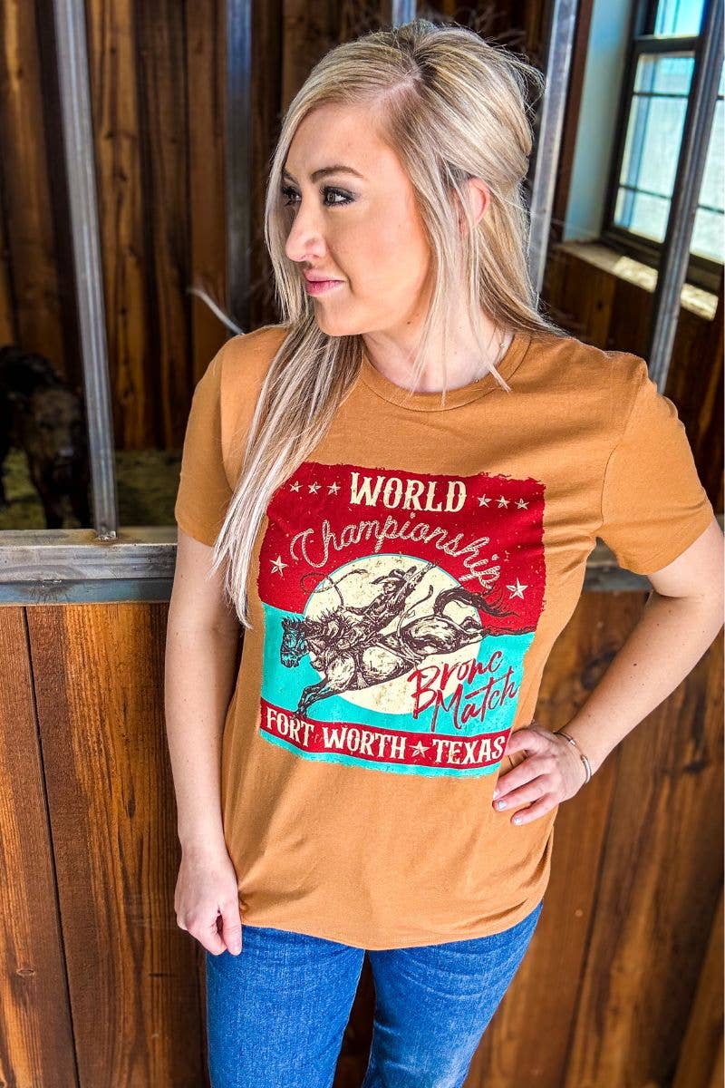 Bronc Match Tee: M