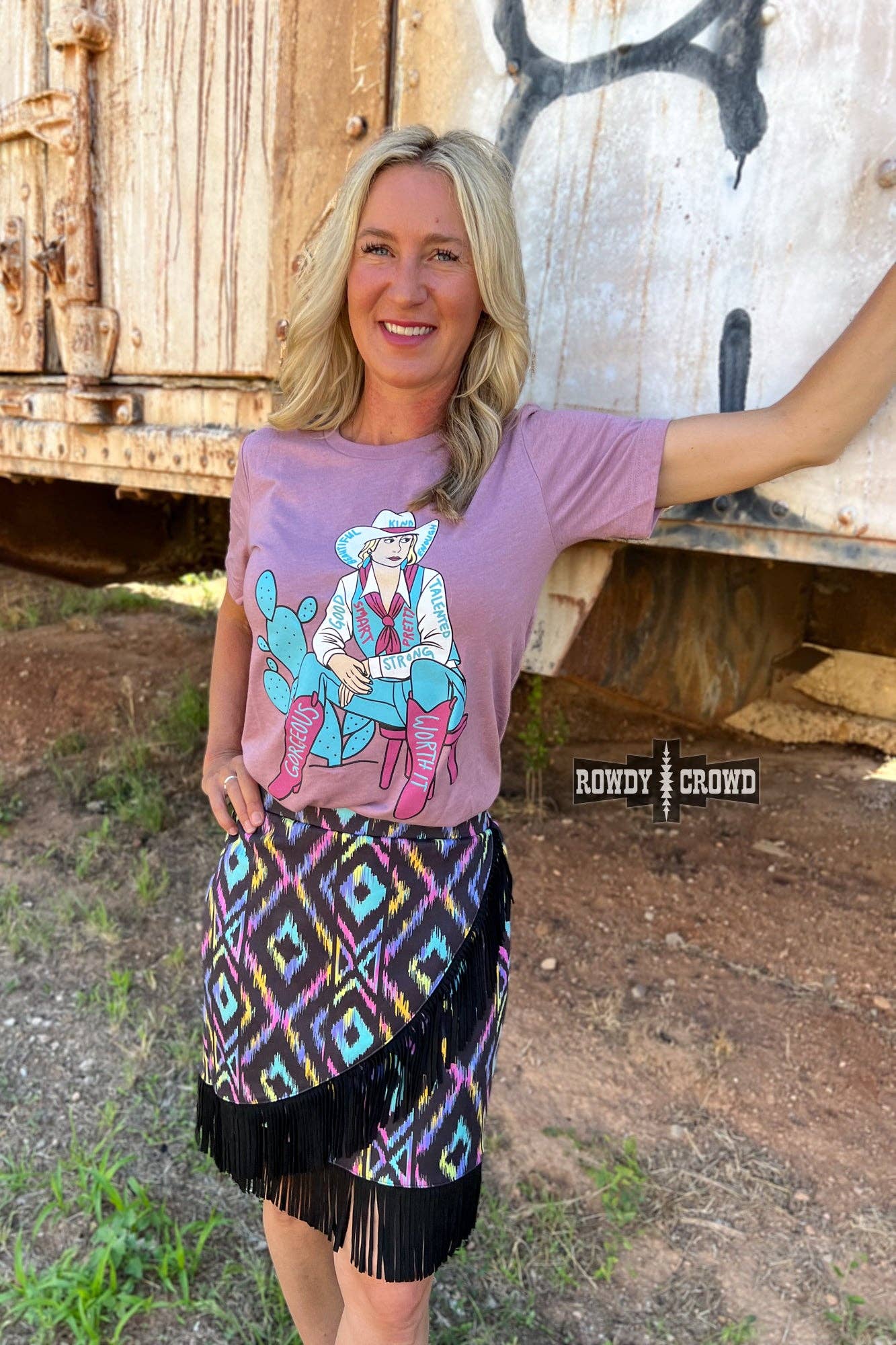 Cowgirl Affirmations Tee: Small