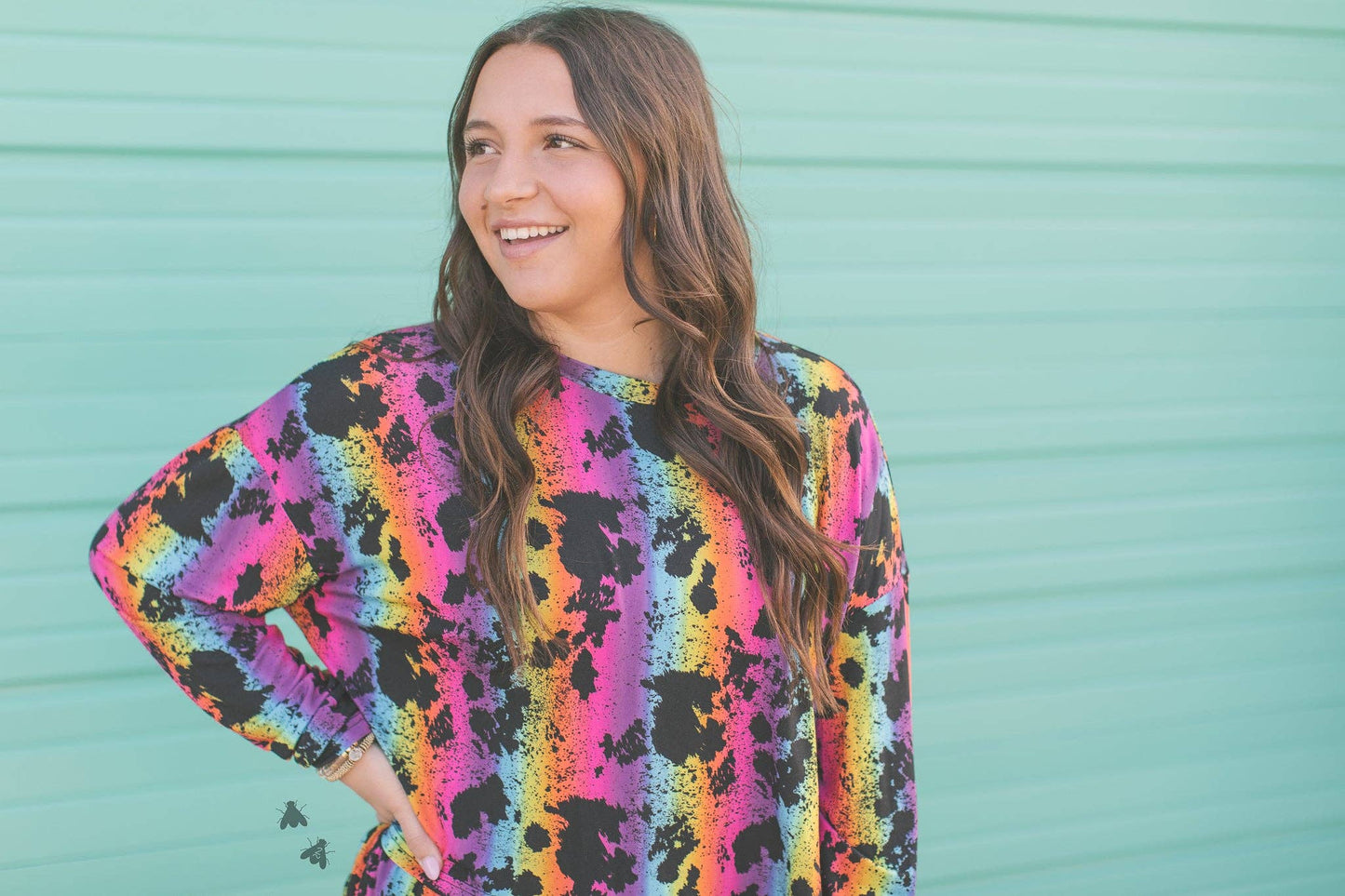 LYNETTE FRANK L/S CROP: M