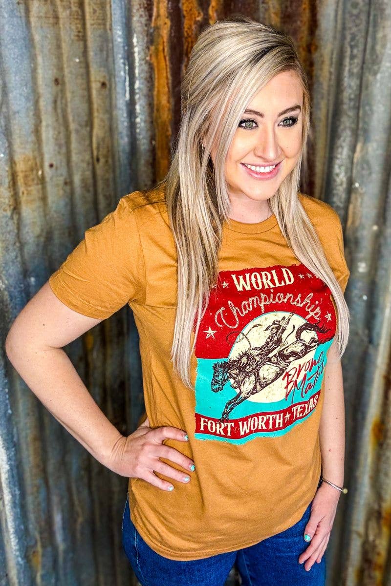 Bronc Match Tee: M
